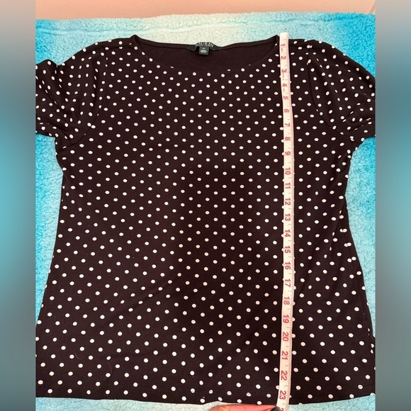 🔥Ralph Lauren Black Polka Dot Women's Top🔥 - Picture 3 of 6